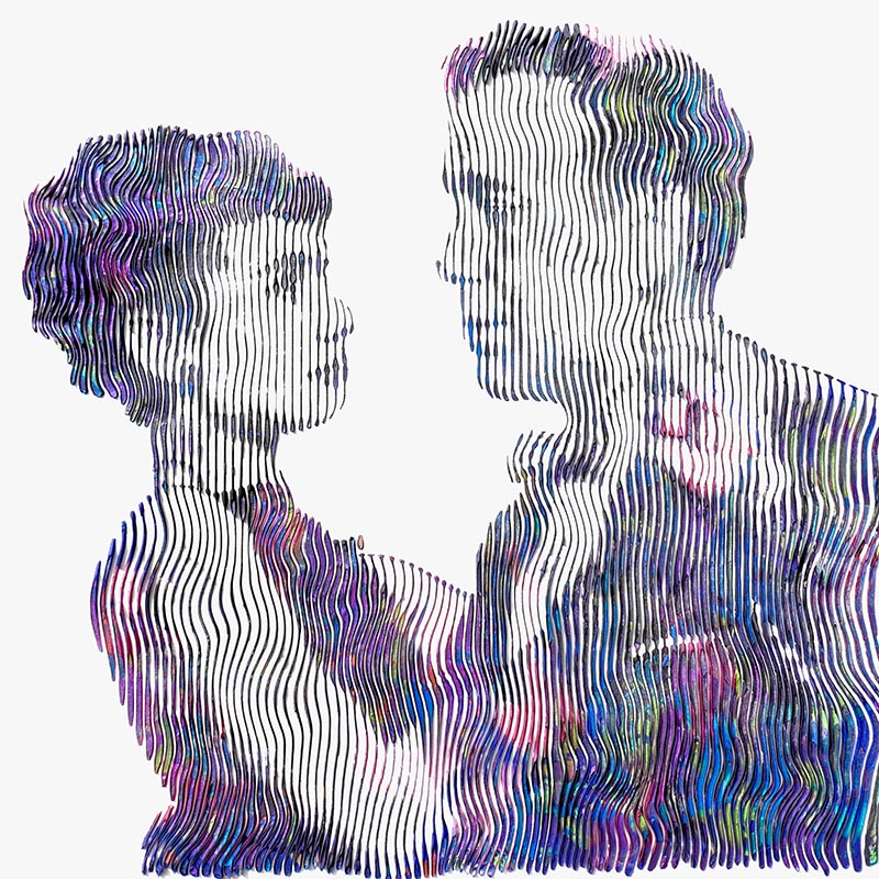 Audrey Hepburn and Humphrey Bogart - Galerie d'Art Beauchamp
