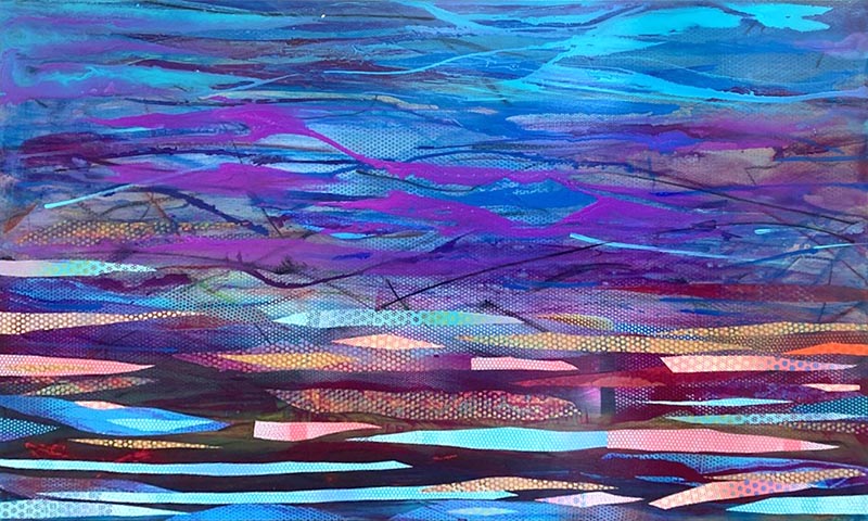 Post Digital Abstract landscape no.7