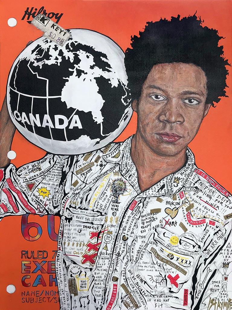 Basquiat The World Hilroy (Cahier Canada) - Galerie d'Art Beauchamp