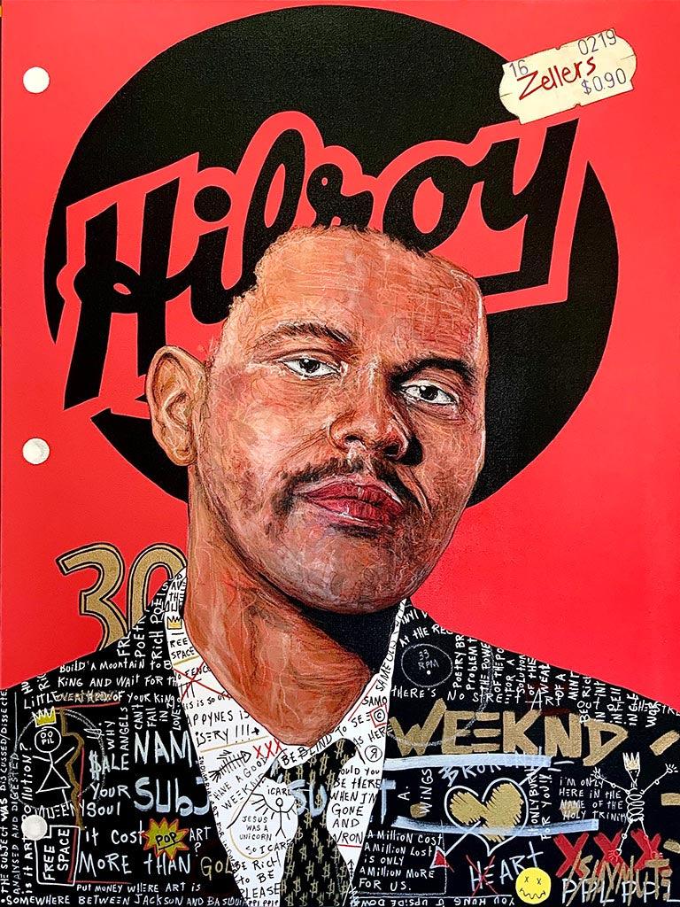 Cahier Hilroy: The Weeknd - Galerie d'Art Beauchamp