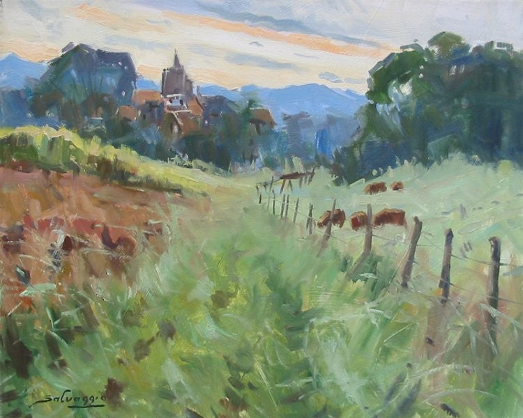 Chancenay le matin - Galerie d'Art Beauchamp