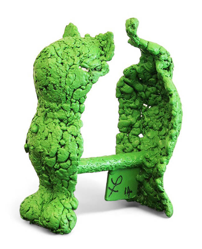 Chat vert - Galerie d'Art Beauchamp