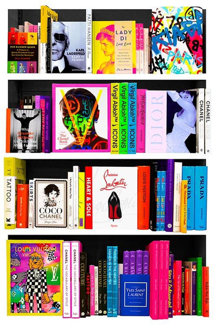 Fashion Bookscape II (White) (Série/Series) - Galerie d'Art Beauchamp