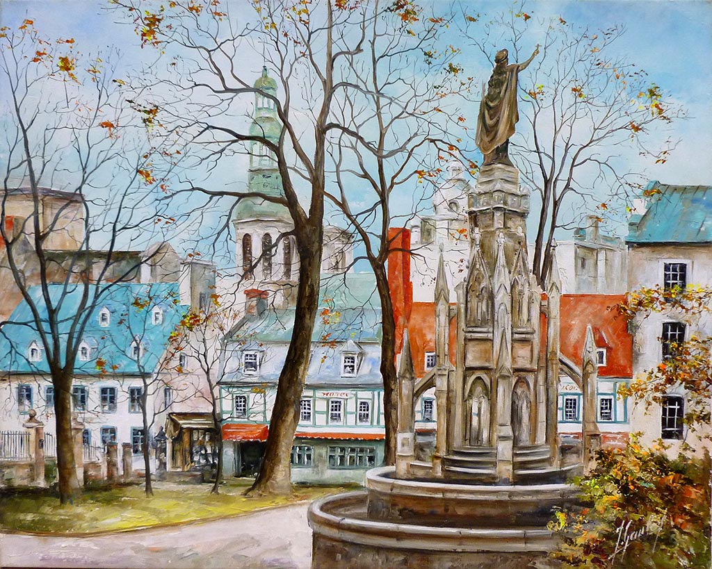 Fin d'automne à Québec - Galerie d'Art Beauchamp