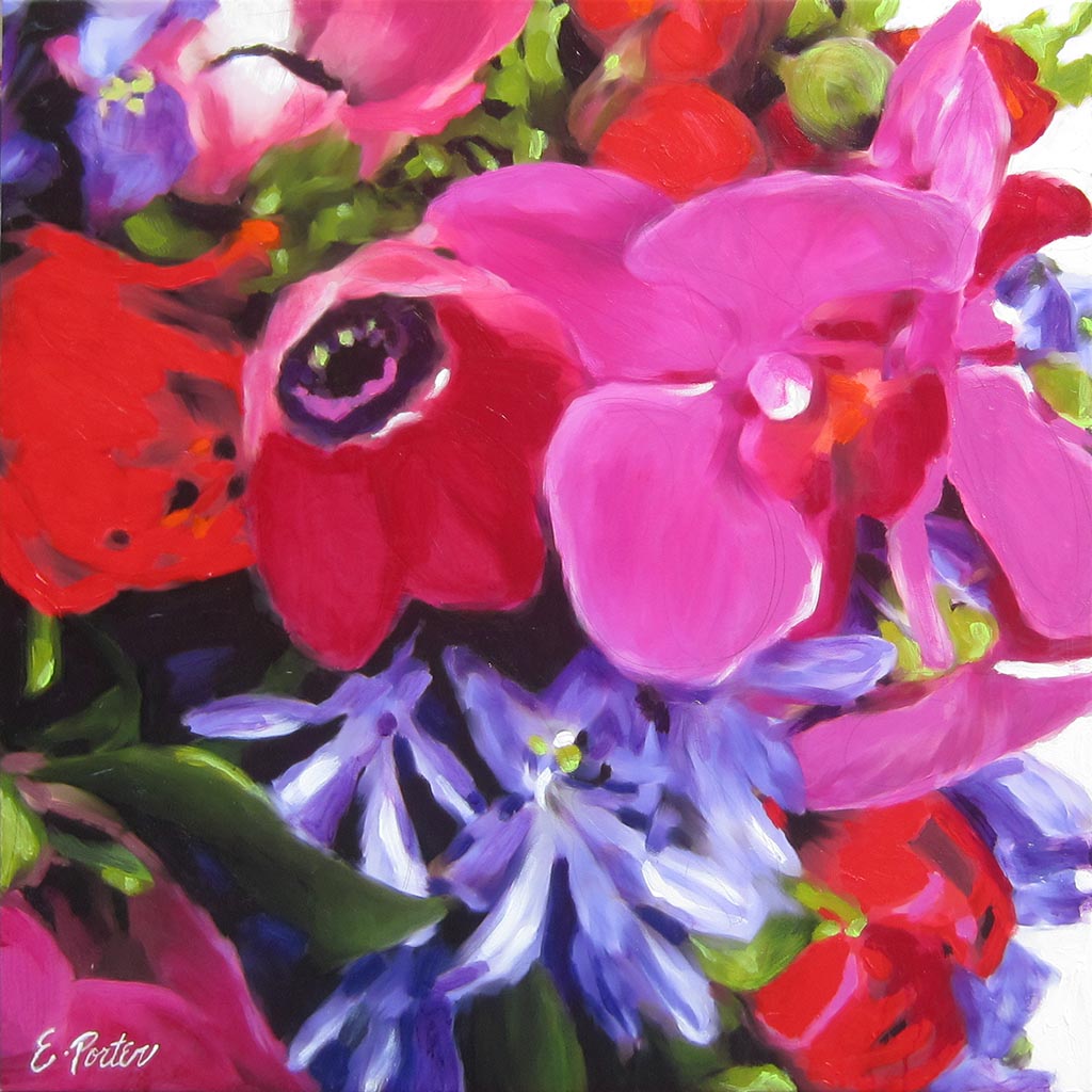 Fleurs en tête - Galerie d'Art Beauchamp