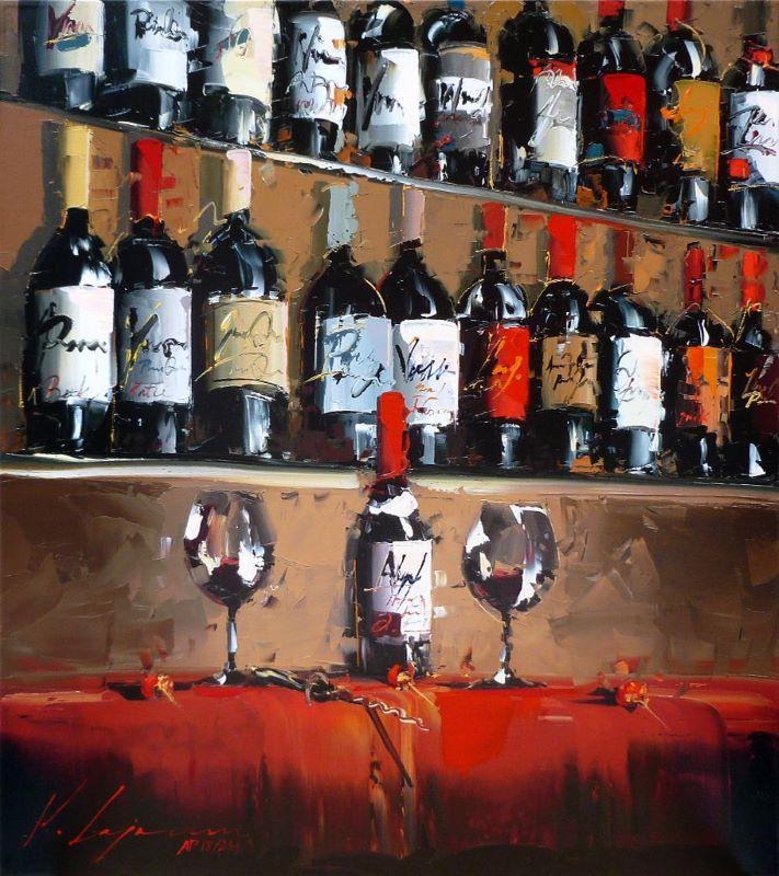 (Giclée) Wine Bar I - Galerie d'Art Beauchamp
