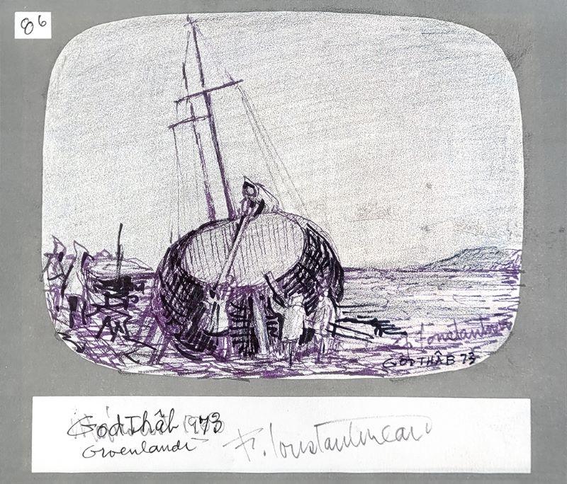 Godthåb 1973, Groenland (#86) - Galerie d'Art Beauchamp