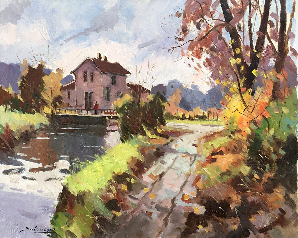 L'écluse d'Eurville - Galerie d'Art Beauchamp