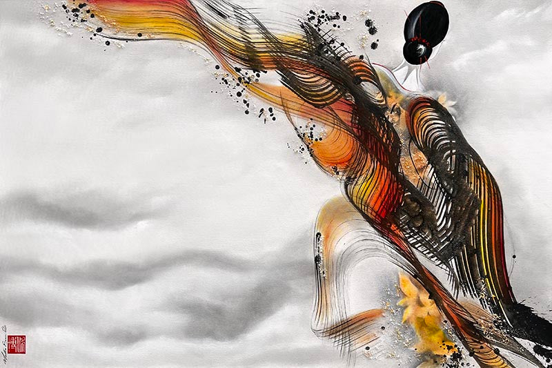 L’envolée: Furaito - Galerie d'Art Beauchamp