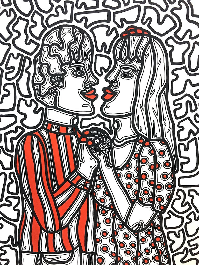 Le bisou - Galerie d'Art Beauchamp