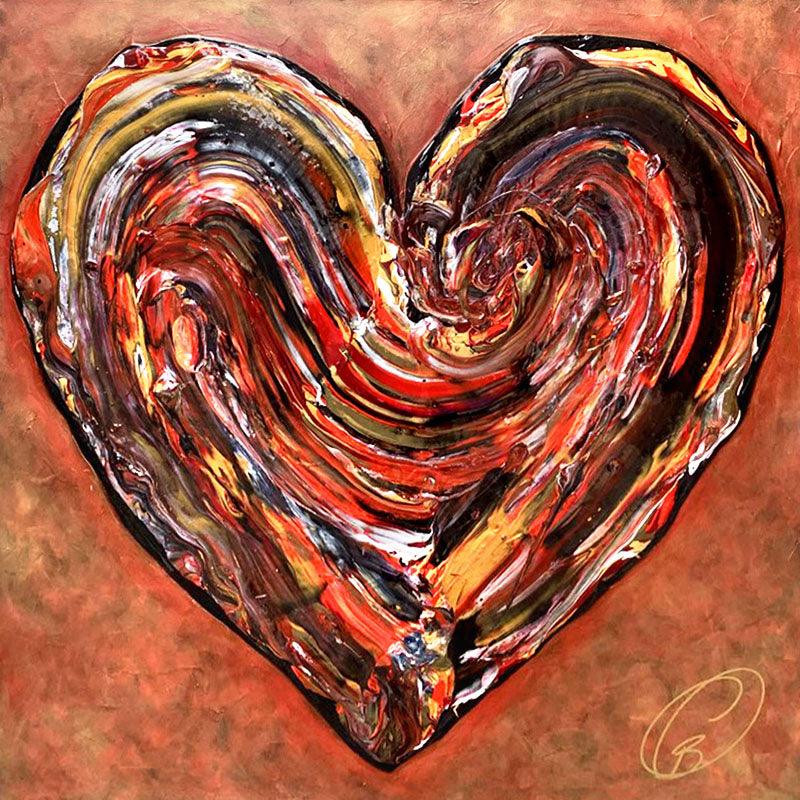 Le coeur qui déborde d’amour - Galerie d'Art Beauchamp