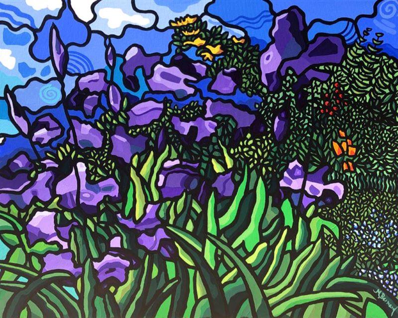 Les iris de l’espérance - Galerie d'Art Beauchamp