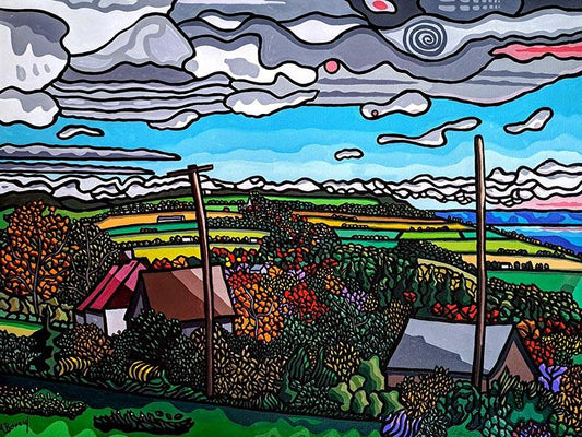 Matin d’août, Les Éboulements, Charlevoix - Galerie d'Art Beauchamp