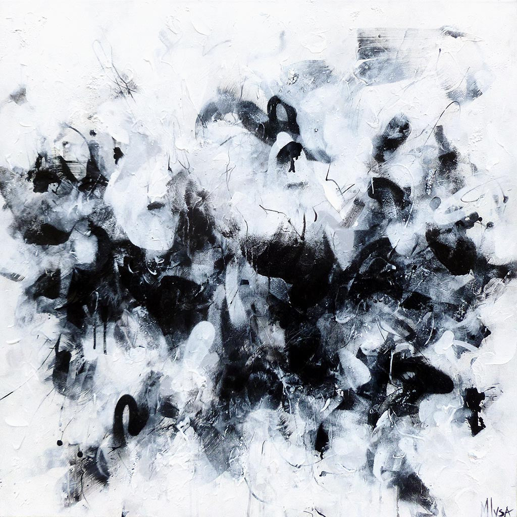 Noir et blanc - Féérique - Galerie d'Art Beauchamp