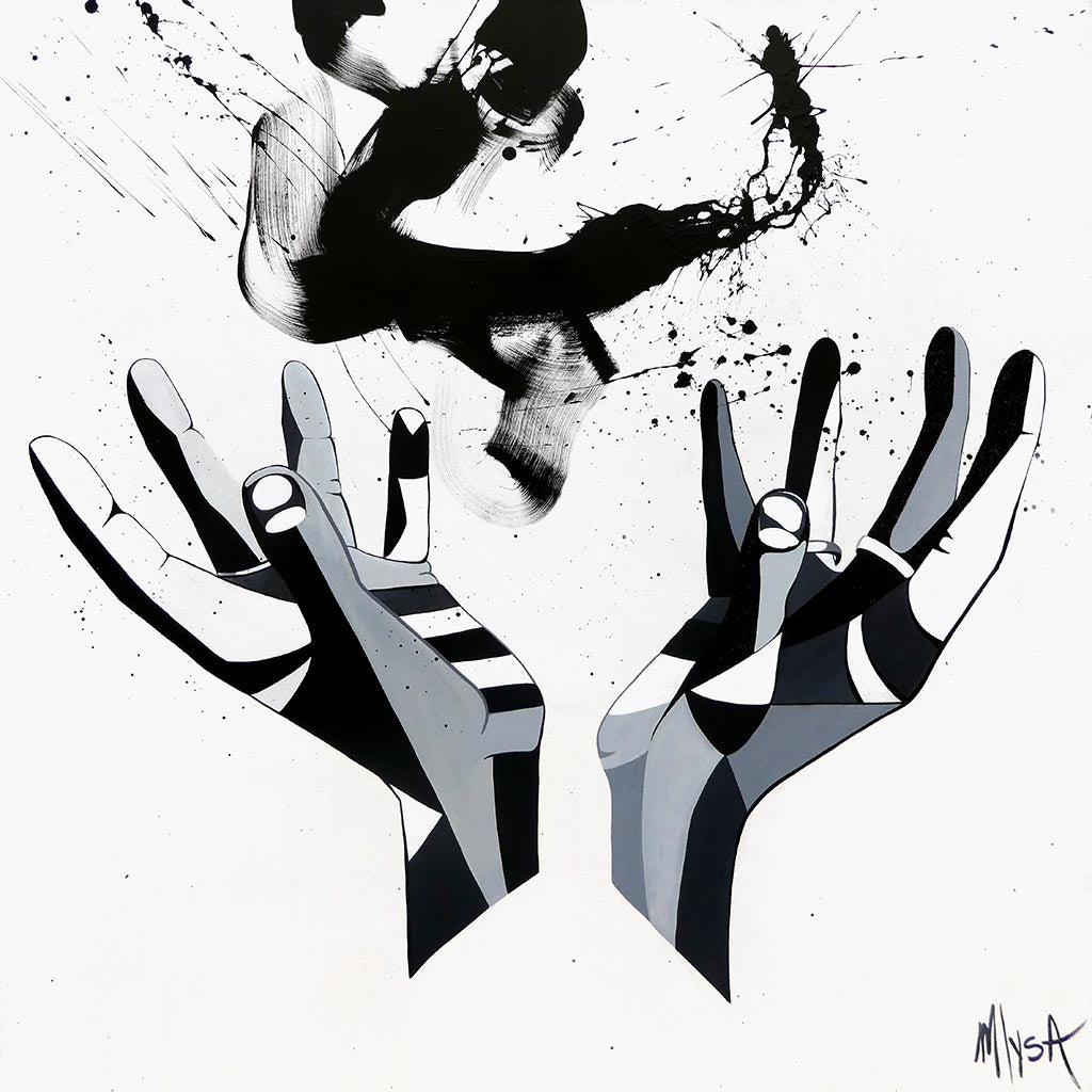 Noir et blanc - Partage - Galerie d'Art Beauchamp