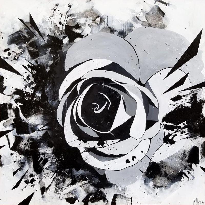 Noir et blanc - Soulagement - Galerie d'Art Beauchamp