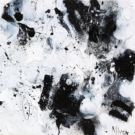Noir et blanc - Tracer son chemin - Galerie d'Art Beauchamp
