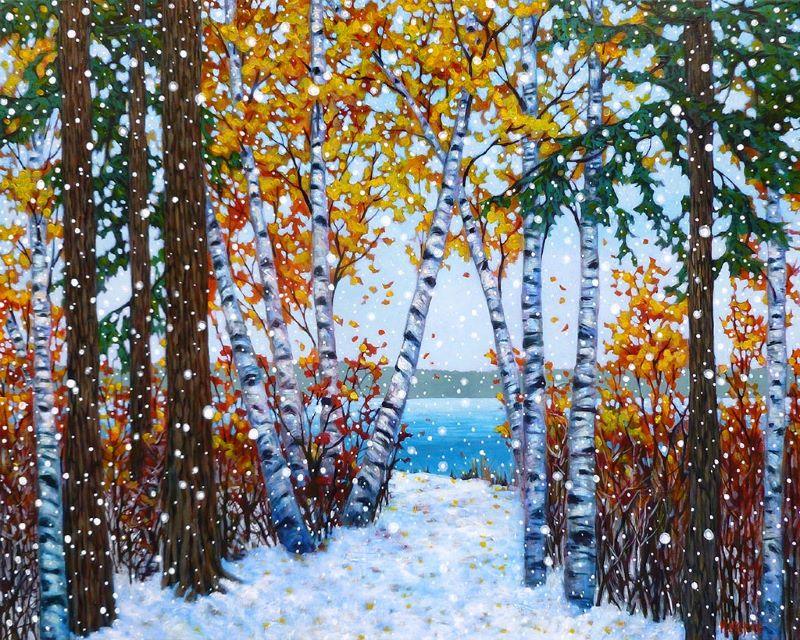 October Snow - Galerie d'Art Beauchamp