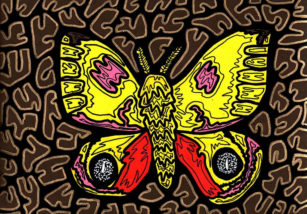 Papillon théâtral - Galerie d'Art Beauchamp