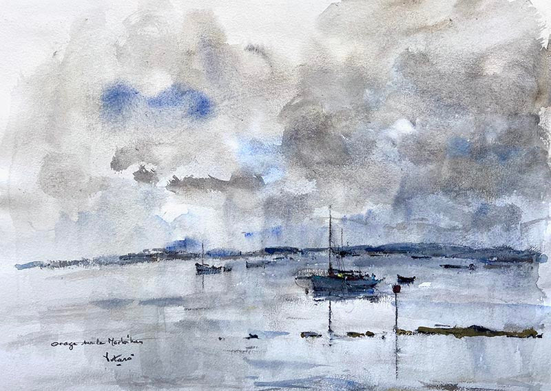 Petit matin en Normandie - Galerie d'Art Beauchamp