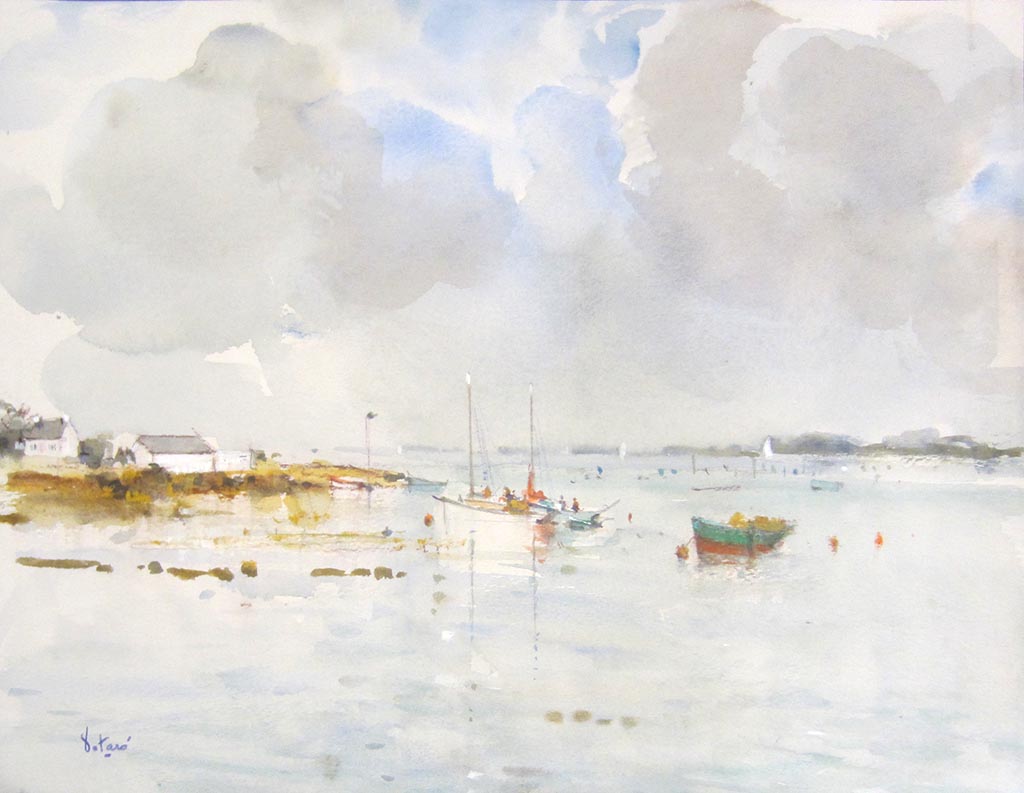 Petit mouillage en Morbihan - Galerie d'Art Beauchamp