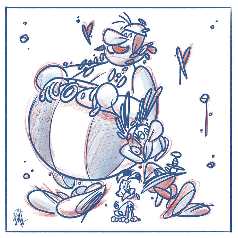 Sketch - Chill Together (Série/Series) - Galerie d'Art Beauchamp