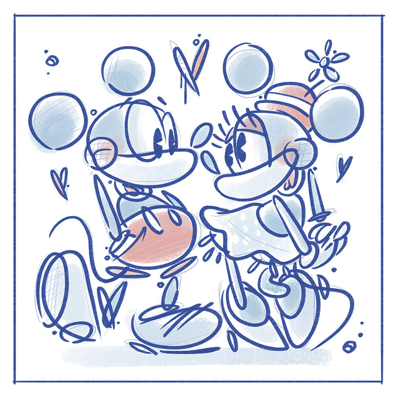 Sketch - Helloooo, I Loooove Uuuuu (Série/Series) - Galerie d'Art Beauchamp