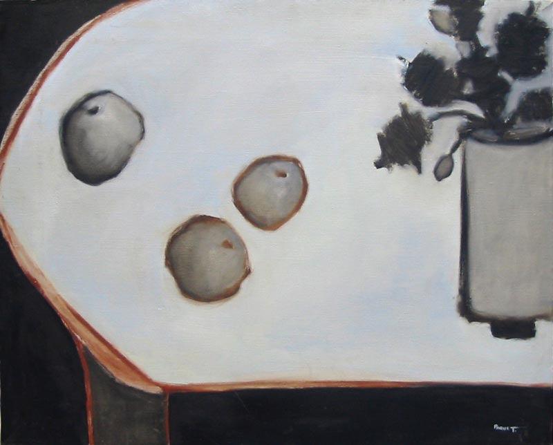 Table dans le noir - Galerie d'Art Beauchamp