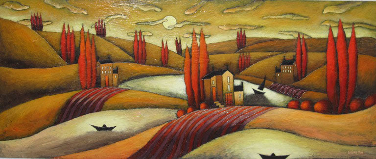 The golden midday sun - Galerie d'Art Beauchamp