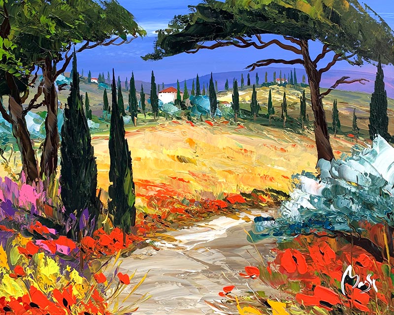 Un dimanche à Toscanne - Galerie d'Art Beauchamp